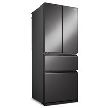 Mitsubishi Electric LX Series 442L French Door Glass Refrigerator Dark Silver MR-LX442EX-GDS-A hero image