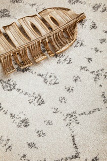 Rug Culture Chrome Large Silver & Off White Rug 290X200CM - CRO-ELS-SIL-290X200 hero image
