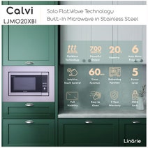 Linarie 20L Solo Flatbed Built In Microwave Oven and Trim Kit LJMO20XBI hero image