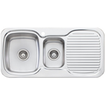 Oliveri LL126 Lakeland 1 and 1/2 Bowl Right Hand Drainer Sink hero image