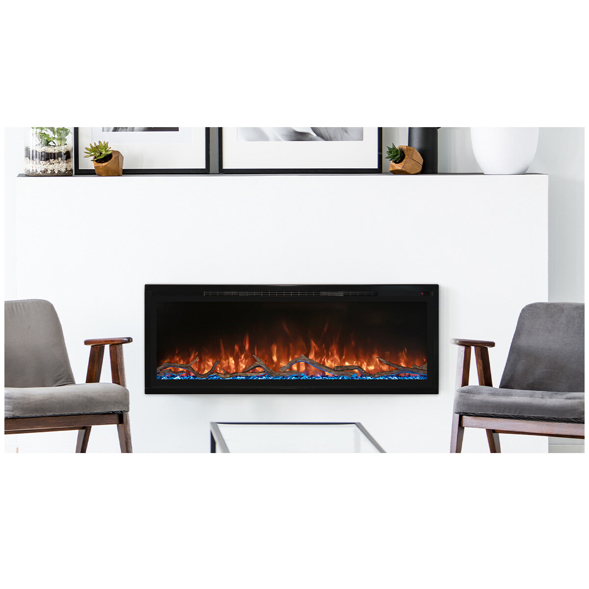 Modern Flames Spectrum 50 Inch Slimline Electric Fireplace with