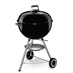 Weber K1341524 57cm Black Original Kettle Charcoal Fuel BBQ with Lid Thermometer hero image