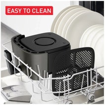 Tefal Air Fryer 5Ltr Silence Essential Grey EY551H hero image