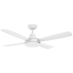 Mercator Nemoi Lite 122cm DC Ceiling Fan with LED Light and Remote White FC708124WH hero image