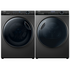 Haier 9.5kg Front Load Washing Machine & 8kg Heat Pump Dryer Dark Grey Laundry Package HWF95ANB1HDHP80ANB1 image NaN