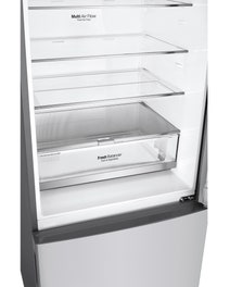 LG 420L Bottom Mount Fridge Stainless Steel GB-455PL hero image