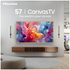 Hisense 65'' S7S Hi-QLED 4K Canvas TV Black 65S7SAU [2026] image NaN