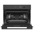 Fisher & Paykel 60cm Series 9 Minimal Compact Combi-Microwave Oven Black Glass OM60NMLB1 image NaN