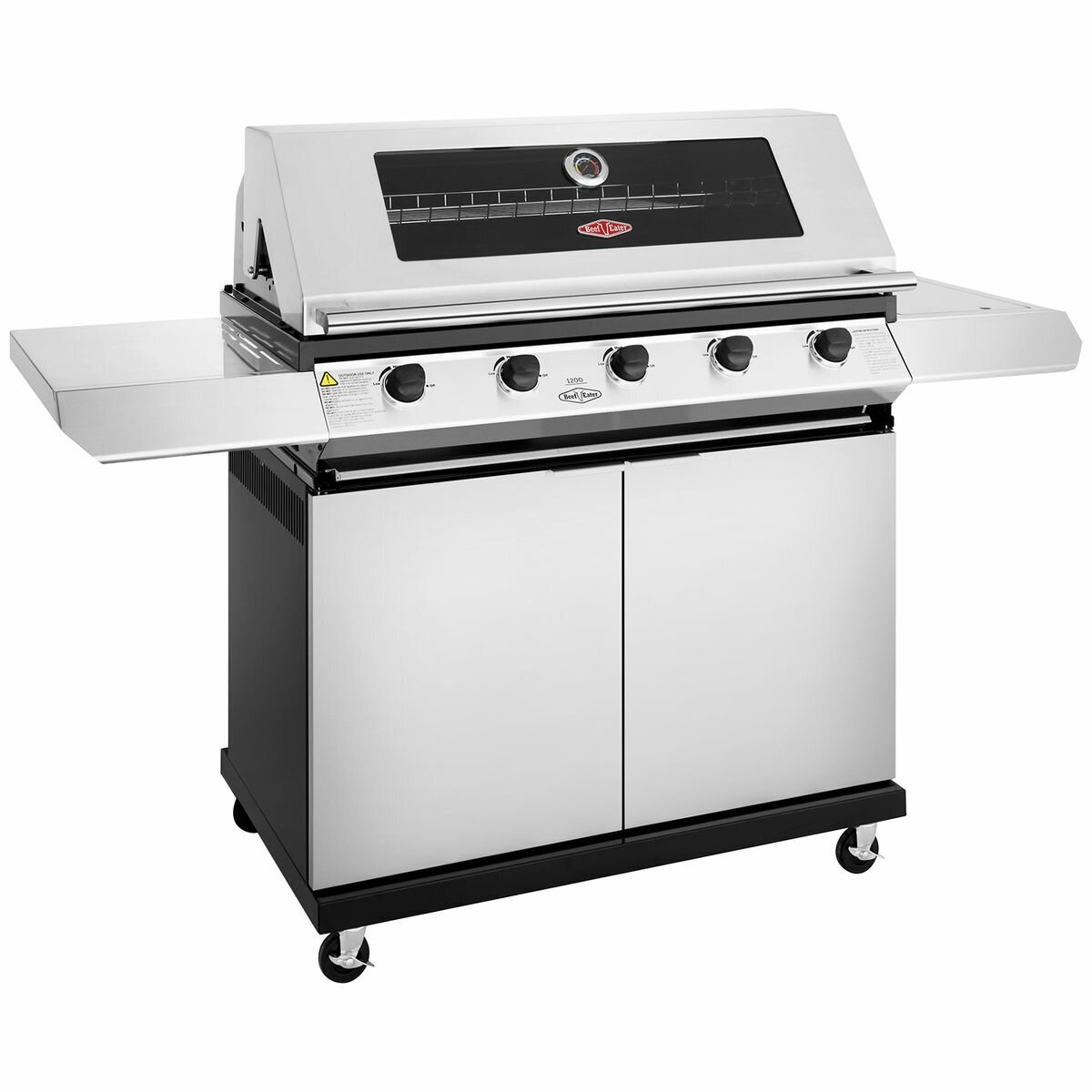 Beefeater 1200 Series 5 Burner LPG BBQ with Trolley & Side Burner BMG1251SB hero image