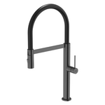Abey 304 Chef Pull Out Kitchen Mixer Tap with Dual Spray Black Pearl KTA019-BP hero image