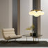 CTO Lighting Cloudesley Medium Chandelier Light - Satin Brass with Opal Glass CLOCHMSBGO image NaN