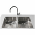 Abey LG200UTPK Lago Double Bowl Undermount Sink Pack image NaN