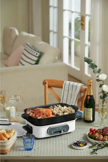 Morphy Richards Multifunction Pot with Hot Pot White MRMP25WT hero image