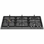 Bertazzoni 90cm Heritage Series Natural Gas Cooktop with Lateral Dual Wok P905LHERNE hero image