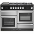 Falcon 110cm Nexus Steam Freestanding Dual Fuel Oven/Stove Stainless Steel and Chrome NEX110SODFSS-CH image NaN
