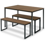 Zinus Louis 3 Piece Dining Set Brown AU-TS-4830 hero image