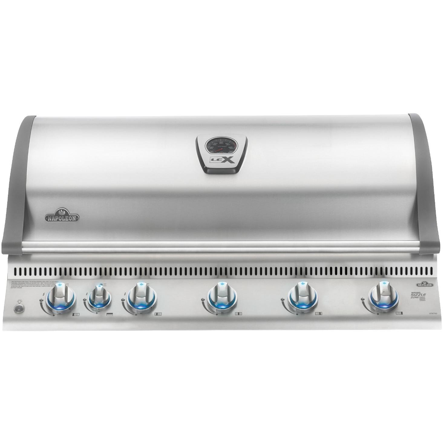Napoleon BILEX730RBINSS-AU Lex 730 Stainless Steel Built-In Natural Gas BBQ  | Appliances Online
