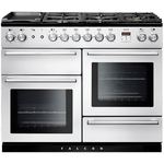 Falcon 110cm Nexus Freestanding Dual Fuel Oven/Stove White and Chrome NEX110DFWH-CH hero image