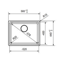 Franke Maris 520mm Single Bowl Topmount Sink with Extension Drainer Matte Black MRG610-52MBFPC hero image