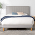 Zinus Debi Queen Upholstered Bed Base Light Grey AU-FHVP-LG-Q image NaN