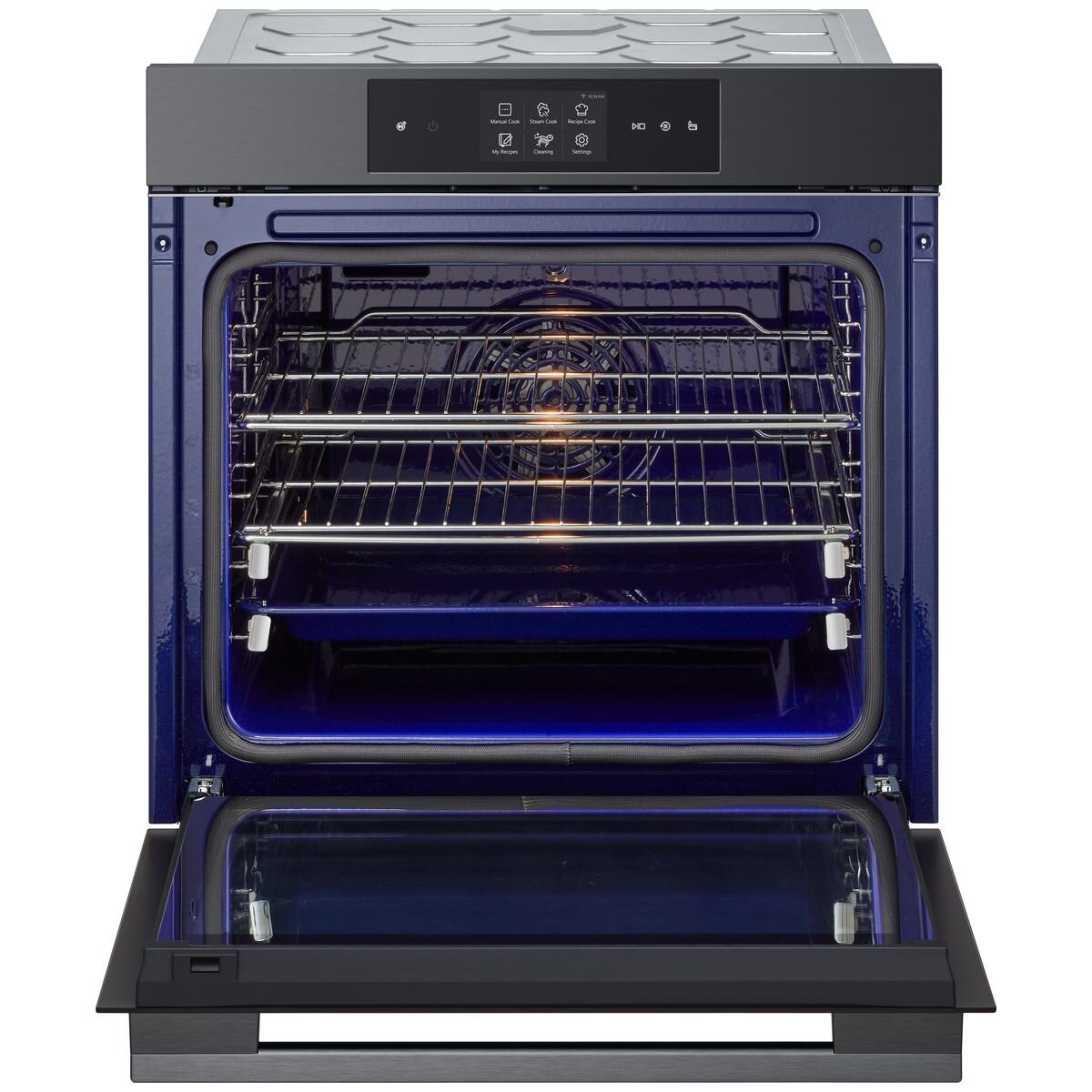 LG Series 9- 60cm Full Steam Pyrolytic Oven with InstaView-Matte Black BO609T2MB4 hero image