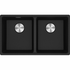 Franke Maris 350mm Double Bowl Topmount Sink with Extension Drainer Onyx MRG620-3535ONFPC image NaN