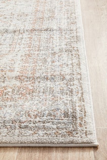 Rug Culture Mayfair Extra Large Silver & Peach Rug 500X80CM - MAY-LOR-SIL-500X80 hero image