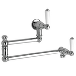 Astra Walker Signature Pot Filler with White Porcelain Lever Handles A50-26-PL-00 hero image