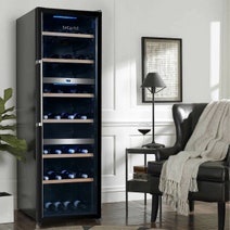 LeCavist 140 Bottle Triple Zone Wine Fridge Black LKS140VN3Z hero image