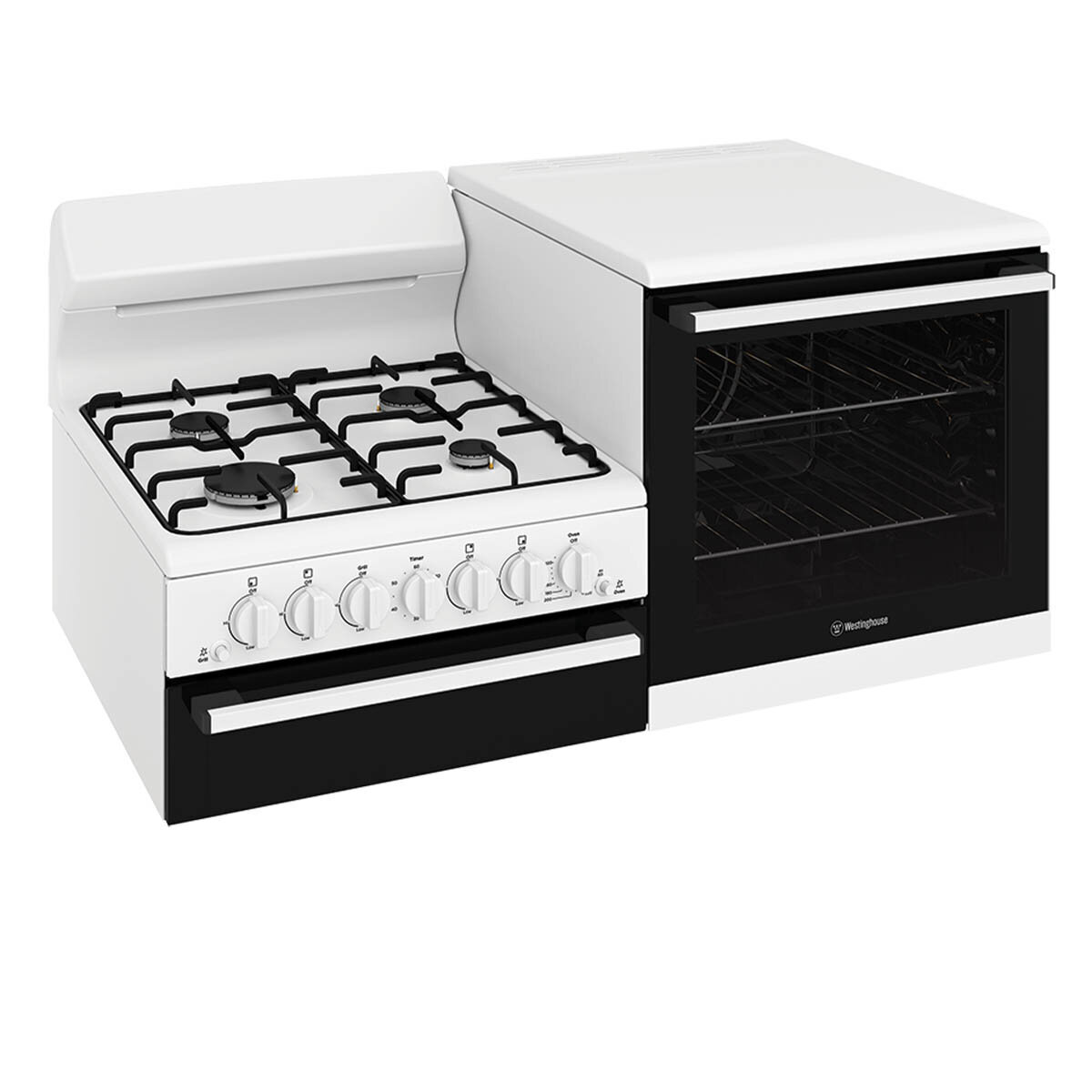 White westinghouse gas 2025 oven