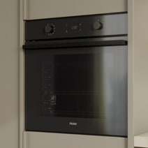 Haier 60cm Black 500 Series Pyrolytic Oven with Air Fry HWO60S12EPB5 hero image