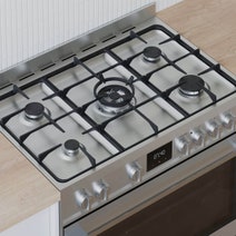 Haier 90cm 300 Series Gas Freestanding Cooker Stainless Steel HOR90S8MSX2 hero image