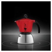 Bialetti Moka Induction Red Espresso Maker 3 Cup CM821 hero image
