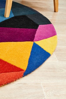 Rug Culture Matrix Small Multi-coloured Rug 150X150CM - MTX-906-CRA-150X150 hero image