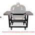 Primo Ceramic Grills XXL Cart with Basket and Shelves Suits XXL Series Primo Grill Black PG00372 image NaN