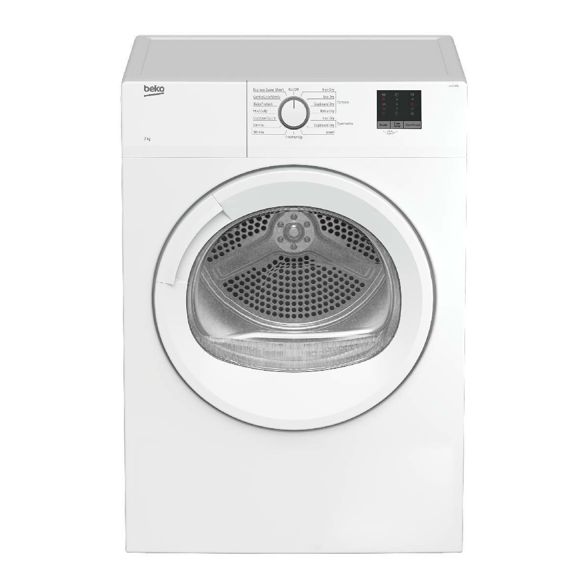 Beko 7kg Rear Vented Tumble Dryer BDV70WG Appliances Online