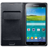 Samsung Galaxy S5 Wallet Flip Cover - Black EF-WG900BBEGWW image NaN