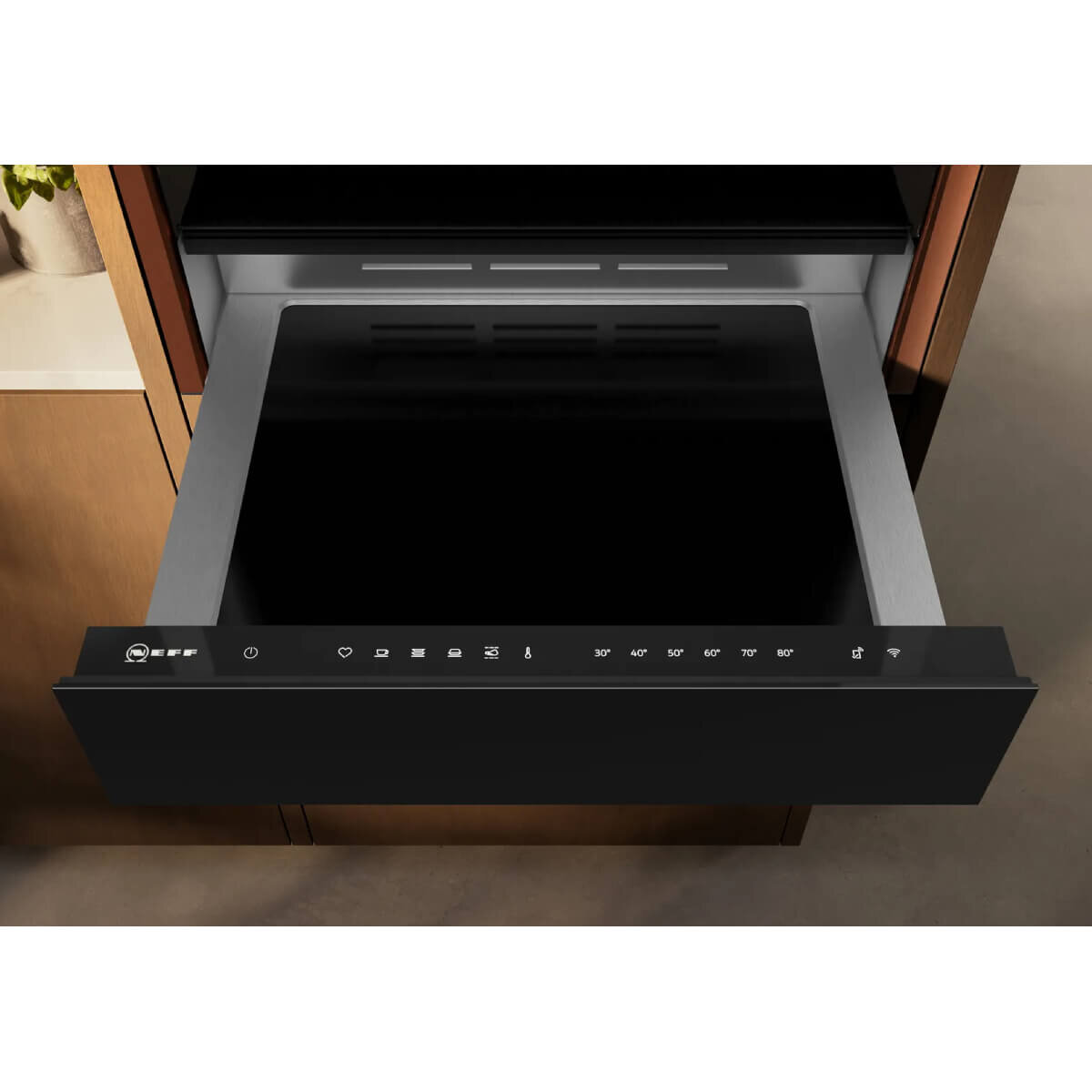 NEFF Flex Design 14cm Built-In Multifunctional Warming Drawer Anthracite Grey N29HA11Y1A-AG hero image