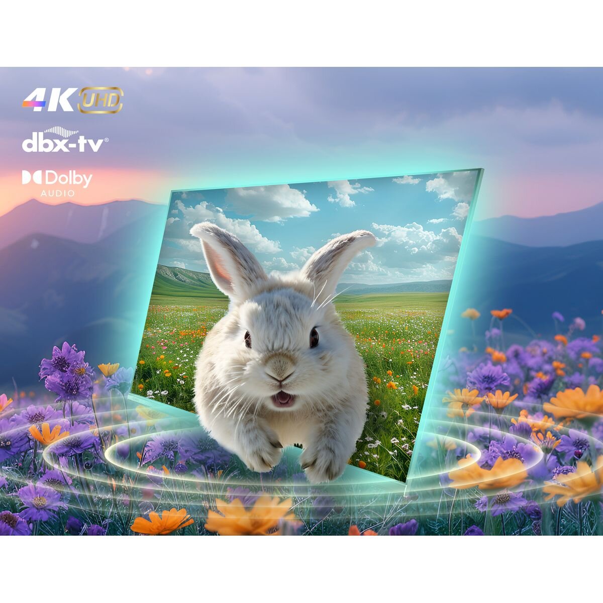 CHiQ 43 Inch QM10 4K QLED Smart Google TV U43QM10 [2025] hero image