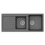 Abey TD200CR Schock Typos 1 and 3/4 Bowl Sink with Drainer hero image