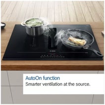 Bosch 70cm Series 6 Induction Cooktop with Downdraft Ventilation PVQ711H26E hero image