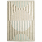 Cadrys Retro Design 1 Ivory Grey 200x300 Rug RETD1IG2 hero image