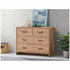 Ostro Cody Four Drawer Lowboy Mid Tone Oak AOF-C4D04 image NaN