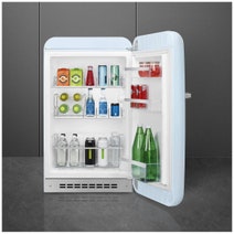 Smeg 50s Retro Style Happy Bar Fridge Right Hinge Pale Blue FAB10HRPB6 hero image