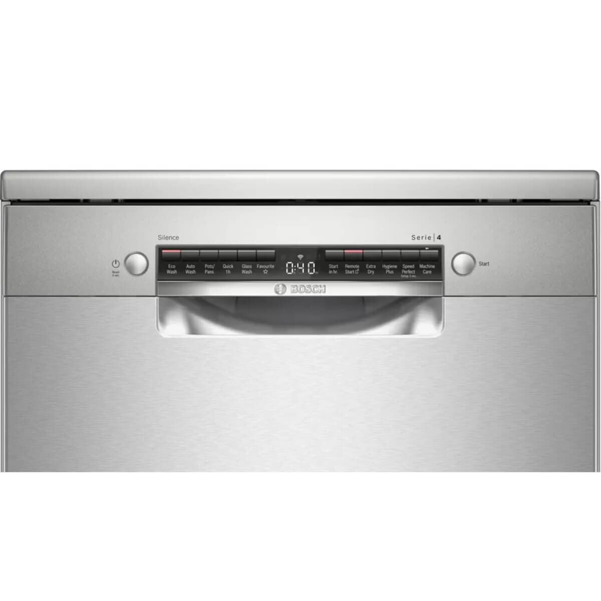 Bosch 60cm Series 4 Freestanding Stainless Steel Dishwasher SMS4HVI01A hero image