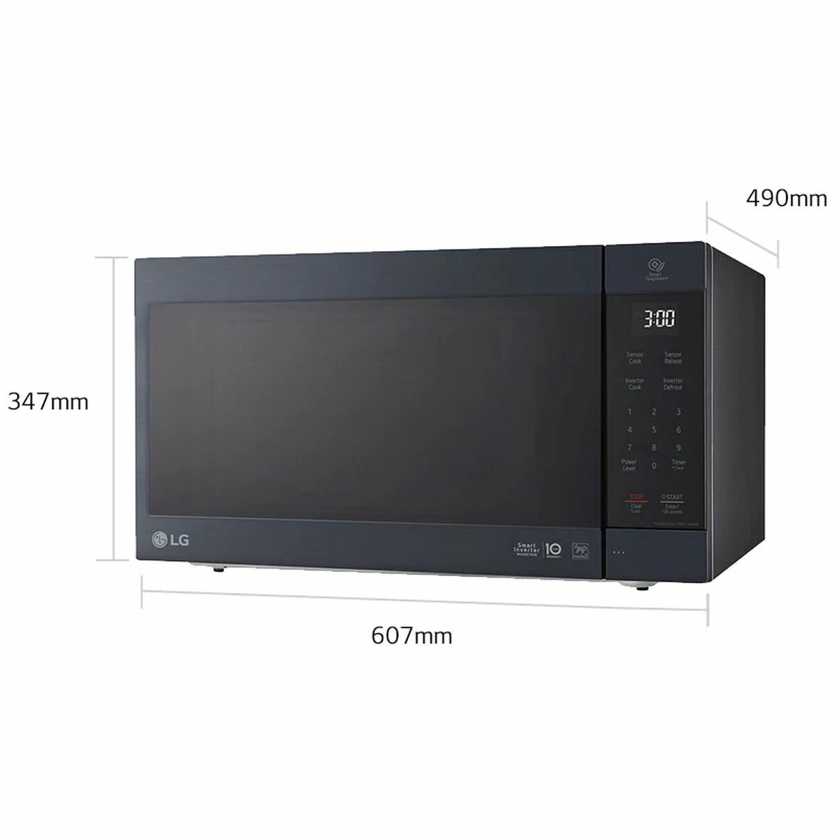 Lg 56l 1200w neochef smart inverter microwave sale