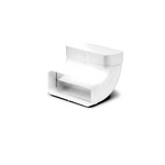 Novy Flat Exhaust Duct Vertical Bend - 90 Degrees 1906404 hero image
