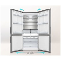 Hisense 503L PureFlat Bottom Mount Fridge Stainless Steel HRBM503S hero image