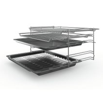 Bosch 60cm Series 6 Electric Freestanding Oven Stainless Steel HKS79R250A hero image