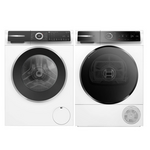 Bosch Series 8 10kg Front Load Washer & 8kg Heat Pump Dryer Laundry Package WGH25400AUWQB235B8AU hero image